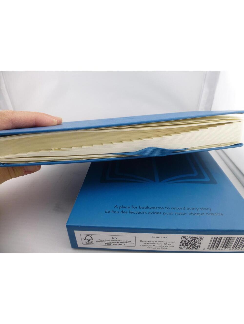 Moleskine Book Journal Hardcover Blue Reading Log Planner Diary New BK1 - Picture 9 of 11